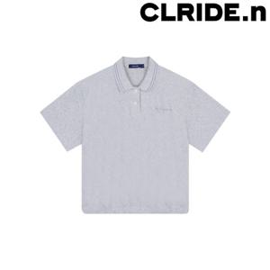 [클라이드]여성 카라 테리 반발 티셔츠 FOBTS736F