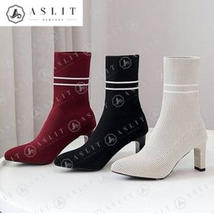 [애슬릿] 여성 데일리 로우힐 삭스 앵클 부츠