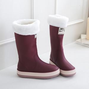 갓슈 이루길 미들 방한 패션 레인부츠 빅사이즈