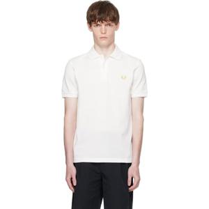 25 FW 프레드페리 남성 화이트 더 프레드 페리 폴로 셔츠 252719M212020