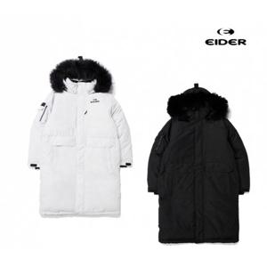 아이더 [택가 539,000원] 남녀공용 타이탄 리버스 롱 기장 야상형 구스다운 자켓 DUW23553