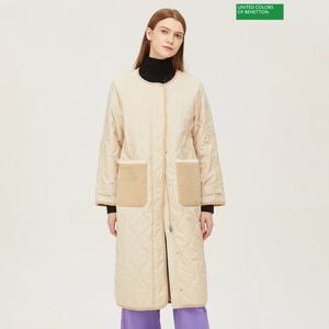 베네통 포켓 포인트 경량 롱 패딩 BAPDG1361_BG