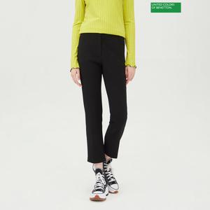 베네통 스판 일자핏 팬츠 BAPTF1361_BK