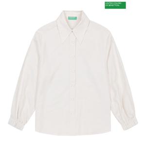 베네통 bendable over-fit shirt 3F_5WHLDQ05Q_0R2