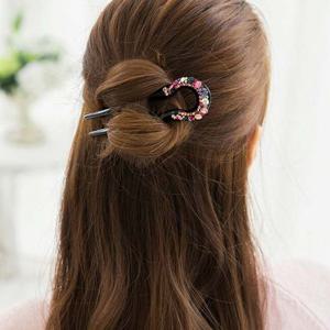 복고 큐빅 비녀 올림머리 U자 뒤꽂이 한복 머리꽂이 한복머리장식 비녀뒤꽂이 올림머리비녀 예쁜비녀 패션비녀 뒷꽂이 머리뒤꽂이 큐빅비녀 비녀핀 u핀