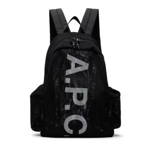 25 FW 아페쎄 남성 블랙 테크 리바운드 백팩 252252M166001