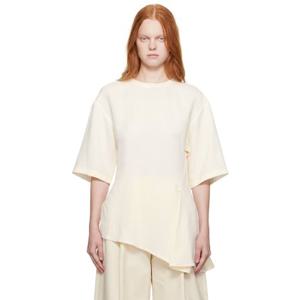 25 FW 스튜디오니콜슨 여성 오프 화이트 비쉬 탑 252608F110013
