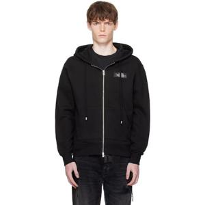 25 FW 아미리 남성 블랙 아미리 스피릿 집업 후드티 252886M202003