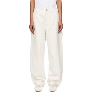 25 FW 아페쎄 여성 오프 화이트 구스타브 데님 진 252252F069008