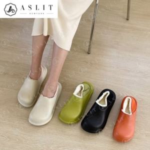 [애슬릿] 여성 안감 기모 밴딩 발 편한 슬립온 스니커즈