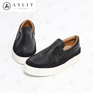 [애슬릿] 남자 스티치 키높이 슬립온 운동화 3.5cm