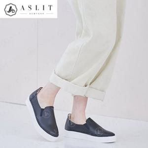 [애슬릿] 데일리 여자 통굽 스티치 슬립온 운동화