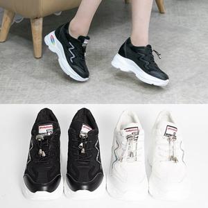 [애슬릿] 사이드 배색 여성 어글리 운동화 7cm