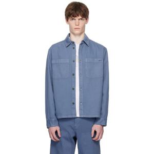 25 FW 아페쎄 남성 블루 레온 셔츠 252252M192025