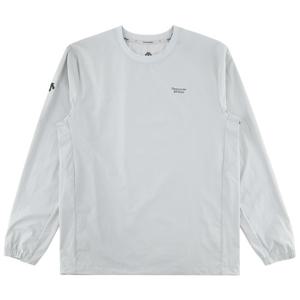 데상트 경량 우븐 맨투맨 SP323TWH71GRY