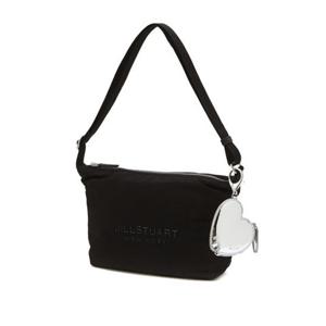 [질스튜어트ACC] JABA5F746BK [젤리백] 블랙 하트참장식 나일론 호보형 숄더 겸 크로스백 S