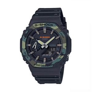 지샥 GA-2100SU-1A 카모플라쥬 팔각 남성 우레탄 아날로그 전자