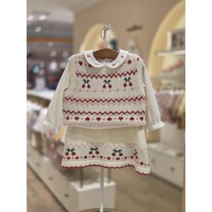 M밍크뮤D 25FW 노르딕하트쟈가드VEST 티셔츠스커트(3종) (35A15-220-0113)