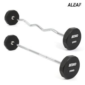 아리프 12각 고정 직선바 컬바 25kg 바벨 원판 홈짐