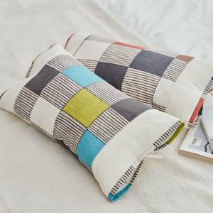 [르헤브] 라인패치 이중끈 메밀베개/편백베개(속포함)