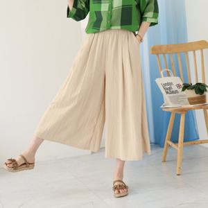 [웬디즈갤러리]썸머 아이스 밴딩 치마 바지/여성 데일리 이지웨어 RPT153