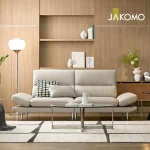 [자코모][신규런칭]메이트 3인 기능성 슈렁큰 천연면피 소가죽 소파+쿠션1개