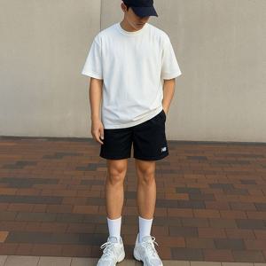 [뉴발란스 주니어]NB 뉴발란스 스포츠 우븐 러닝 반바지 블랙 MS51902-BK