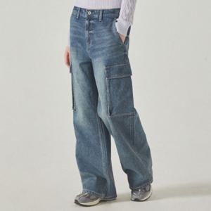 [후아유]여성 Denim Cargo Pants WHTJF2451F