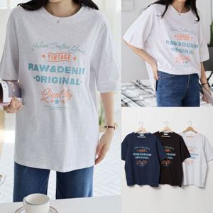 나야홍 / 위쉬몰 SM 빈티지라우나염면반팔티(U379H507) 빅사이