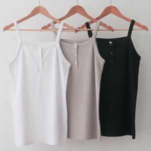 나야홍 / 빅사이즈골지나시 U835L507 헤븐버튼골지끈나시 GO