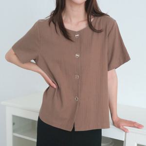 나야홍 / 아이우먼 초코노카라하프자켓 GOU829M507 빅사이즈