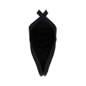 생로랑 슬리브리스 실크 바디수트 1901426