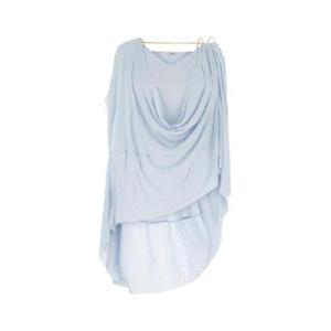 로에베 체인 장식 드레이프 레이어드 비대칭 탑 758558