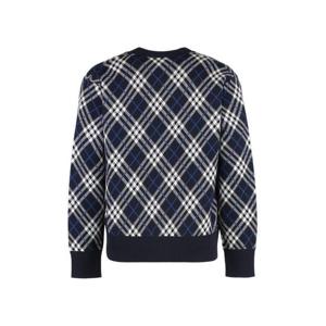 버버리 체크 울 블렌드 가디건 8111383168187 A1014 BLUE