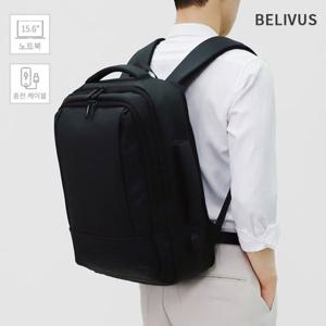 빌리버스 남자 백팩 직장인 캐리어 결합 확장 출장 가방 BGB010