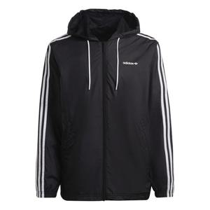 아디다스 오리지널스 트레포일 스트라이프 바람막이 자켓 블랙 HC7124
