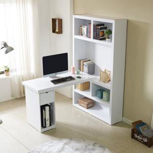 파로마 네오 칼든 1200 H형 사이드 책장 본체형 책상 NES1624