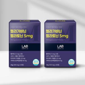 랩온랩 라메디 멜라가바닌 식물성 멜라토닌 5mg * 2박스