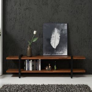 HZ2801 멀바우 원목 스틸거실장 1800