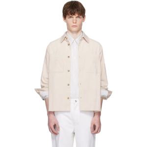 25 FW 아페쎄 남성 오프 화이트 레온 셔츠 252252M192021