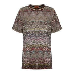 미소니 반팔 티셔츠 DS25WL04 BC005G S01HU Beige