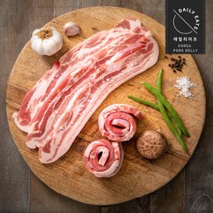 [데일리이츠][냉장] 한돈 삼겹살 구이용 1kg