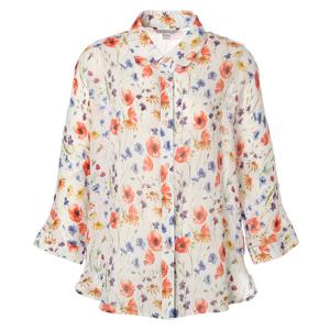[마담포라]꽃프린트린넨블라우스MB2BL516