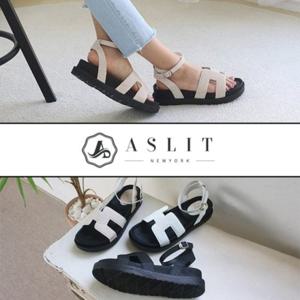 [애슬릿] 빅사이즈 발목 스트랩 스포티 샌들