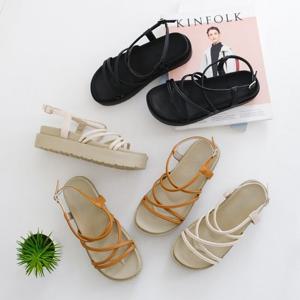 갓슈 레베카 인디언 5cm 웨지힐 샌들