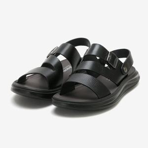 남자 여름 캐주얼 소가죽 샌들 WW-SE-FASHION-ALEX001-블랙