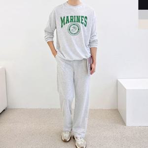 GQQ M782M280 남자마린맨투맨와이드바지 솔리드셔츠 남방 가을 오버핏 듀퐁셔츠 면바지 맨투맨 프랭키뉴욕 꾸안꾸 슬림핏 무지 팬츠 화이트 남성 네이비 루즈핏