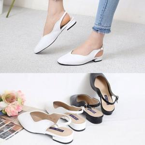 [애슬릿] 빅사이즈 여성 구두 슬링백 샌들 3cm