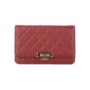 (명품) 샤넬A80766 캐비어 클래식 WOC 금장 체