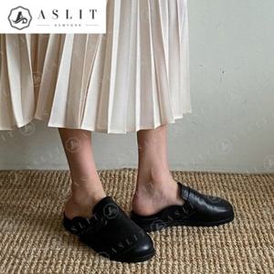 [애슬릿] 발편한 버클 스트랩 사무실 실내 뮬 블로퍼